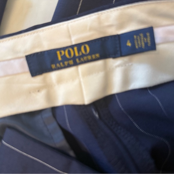 Ralph Lauren Navy Pinstripe Trousers (Brand New without Tag) - Picture 6 of 7